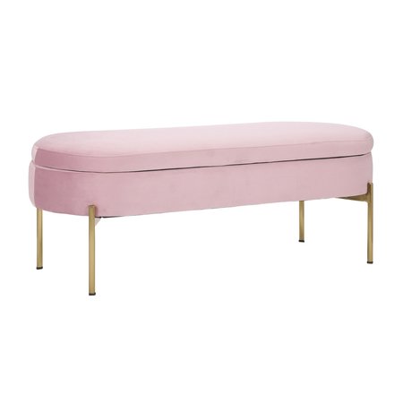 LUMISOURCE Chloe Storage Bench BC-CHLOE STOR AUVBLSH